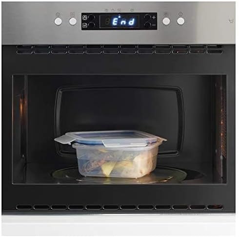 IKEA 365+ Polypropylene Leak-proof Microwave Safe square-shaped Food Container With Lid - 750 ml, Transparent