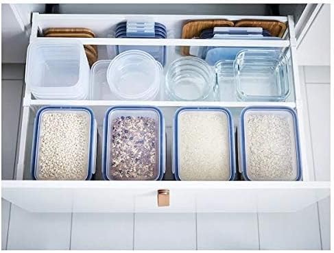 IKEA 365+ Polypropylene Leak-proof Microwave Safe square-shaped Food Container With Lid - 750 ml, Transparent