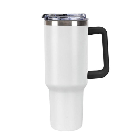 40oz Insulated Tumbler with Handle and Straw