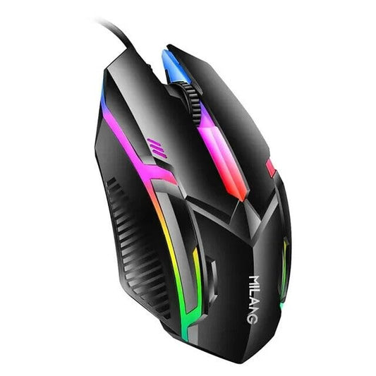 Mouse for Gamers Level Optical Level Sensor chip, Refresh Rate up to 1000FPS,ful Speed USB 1000 Hz, Reduce Report Response time to 1ms 1000 DPI.